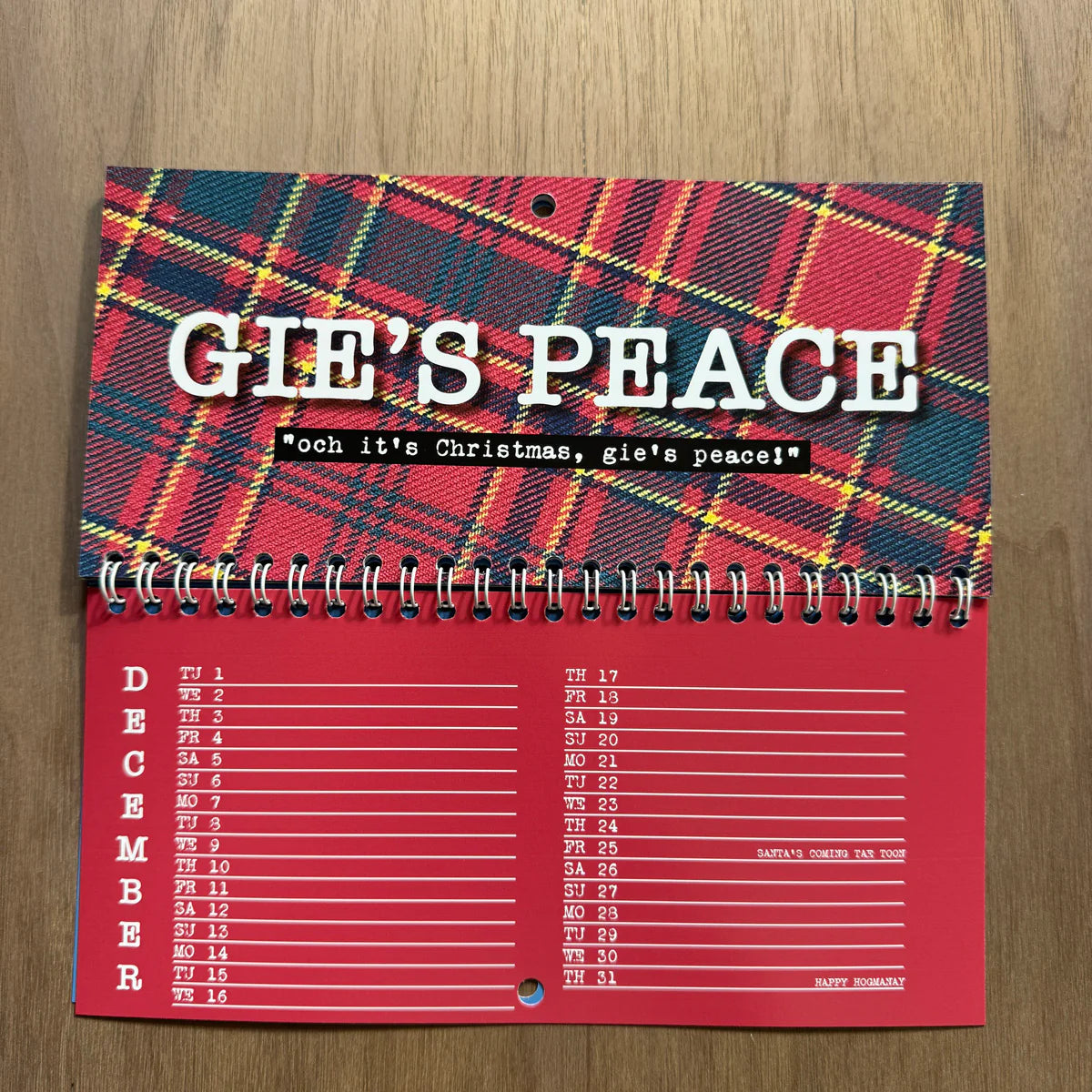 Hiya Pal Scottish Banter Calendar 2026 - Hiya Pal