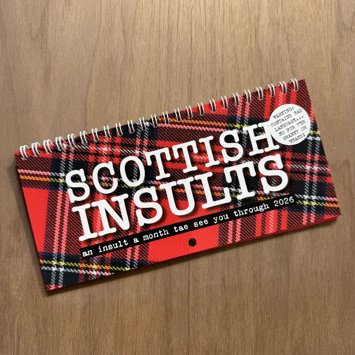 Scottish Insults Calendar 2026- Hiya Pal