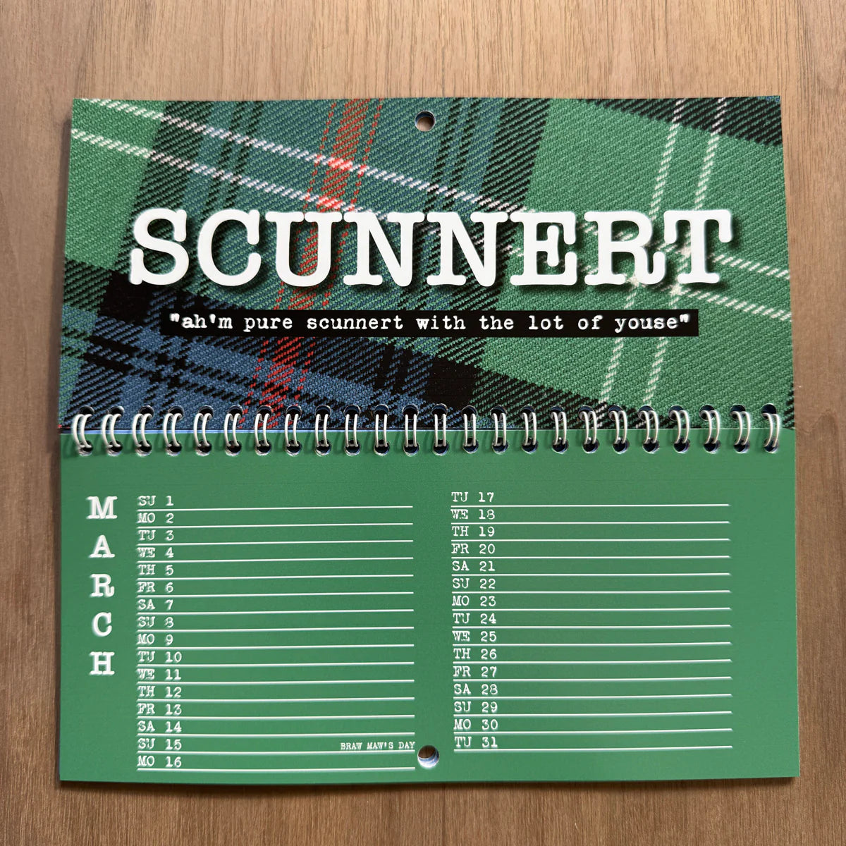 Hiya Pal Scottish Banter Calendar 2026 - Hiya Pal