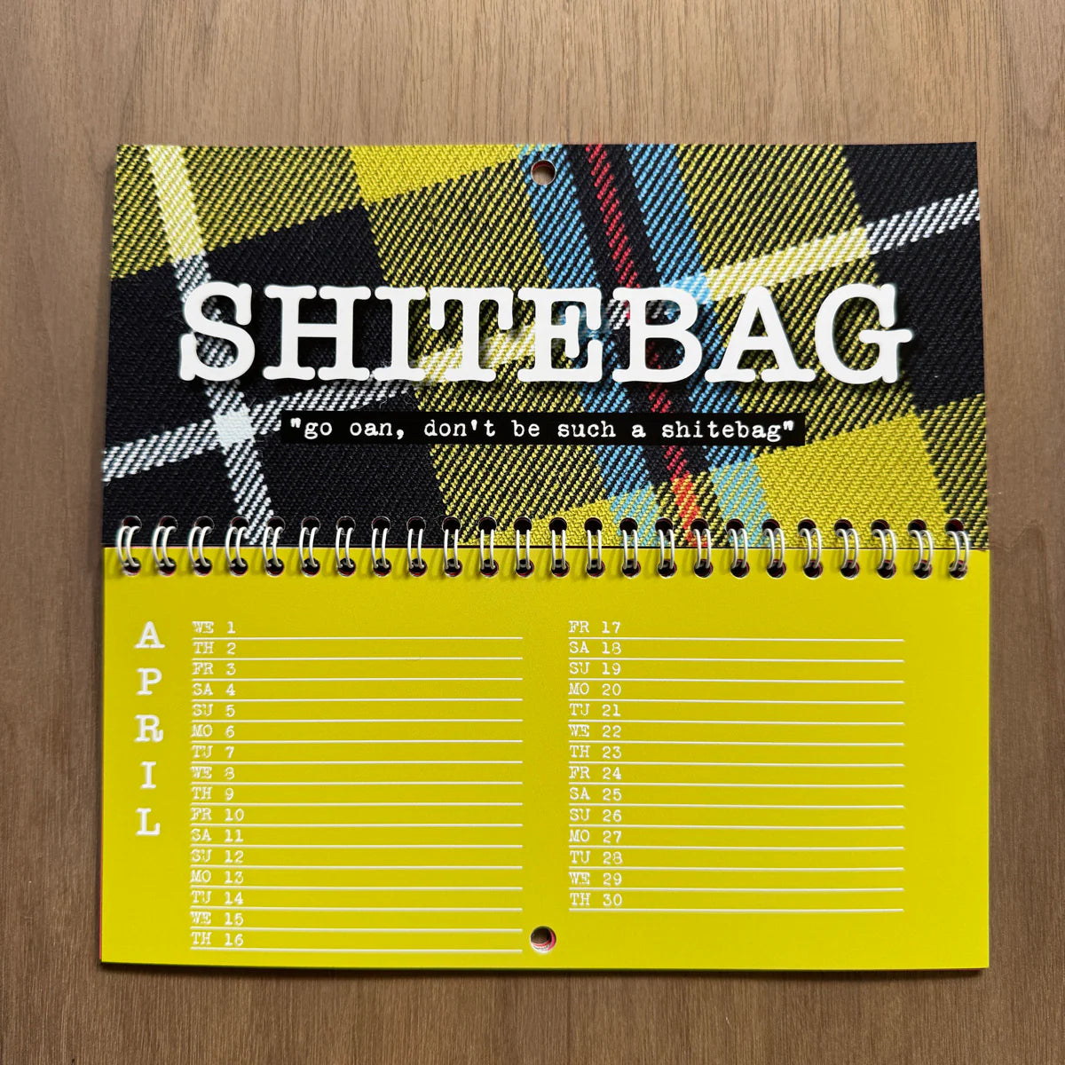 Scottish Insults Calendar 2026- Hiya Pal