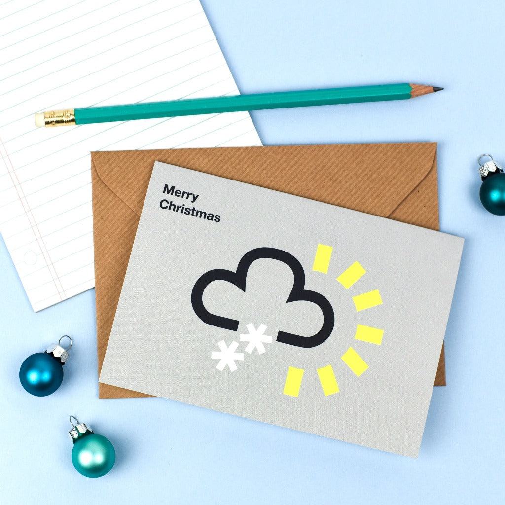 UK Weather Symbol Christmas Card Pack - Kate & The Ink Braw Wee Emporium