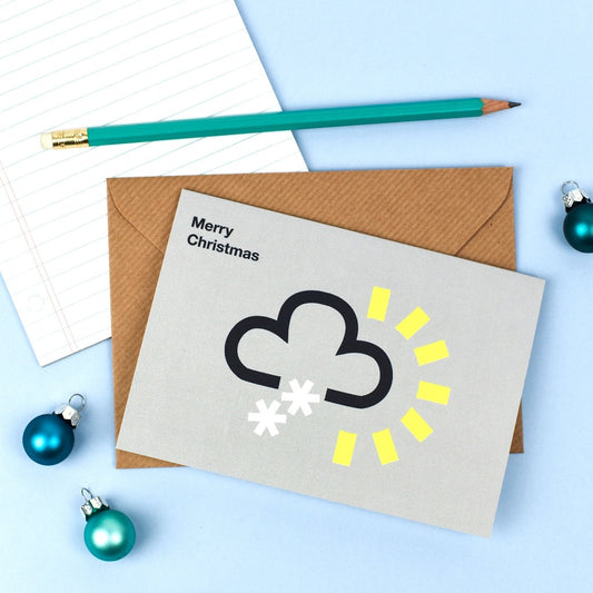 UK Weather Symbol Christmas Card Pack - Kate & The Ink Braw Wee Emporium