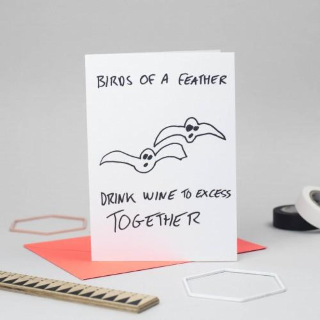 Birds of a Feather Card - Gungawins Braw Wee Emporium