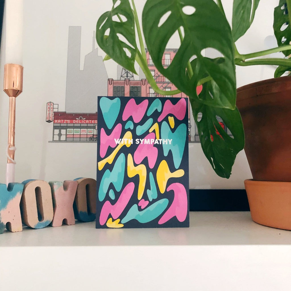 With Sympathy Lava Lamp Card - XOXO Designs by Ruth Braw Wee Emporium