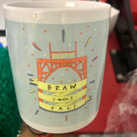 Braw Wee Pal Mug - Claire Barclay Draws Braw Wee Emporium