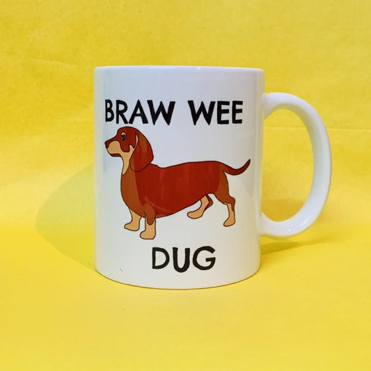 Braw Wee Sausage Dug Mug - Braw Wee Emporium Braw Wee Emporium