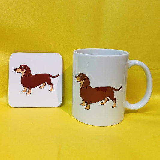Sausage Dug Coaster - Braw Wee Emporium Braw Wee Emporium