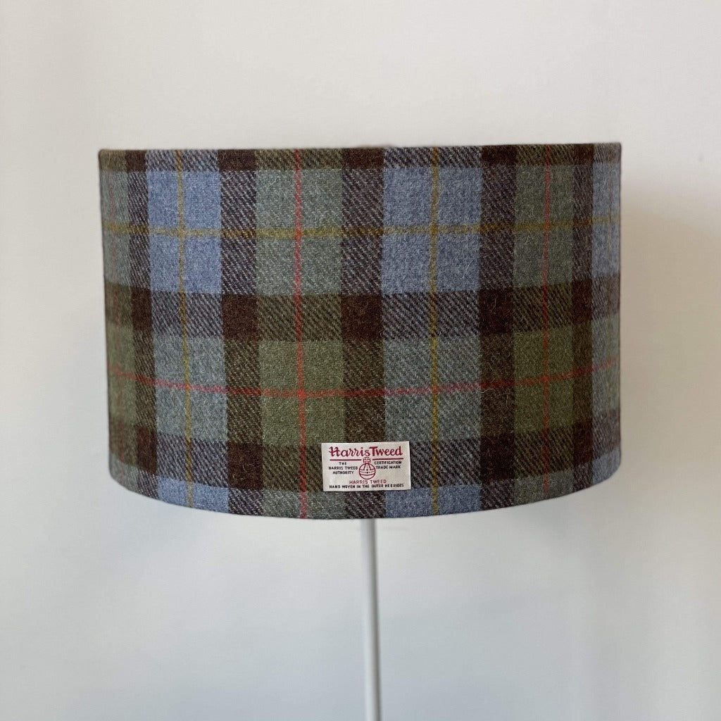 MacLeod Harris Tweed Lampshade - Drum Lampshade Braw Wee Emporium