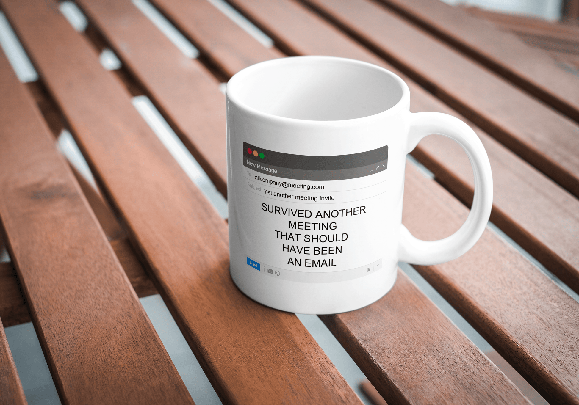 Survivor's Mug: 'I Survived Another Meeting That Could Have Been an Email" Braw Wee Emporium