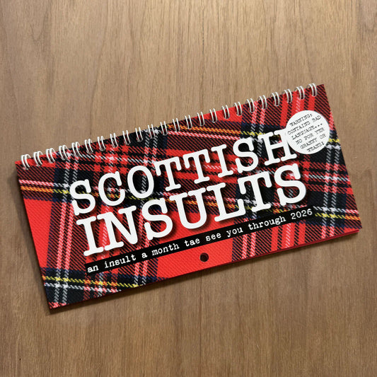 Scottish Insults Calendar 2026- Hiya Pal