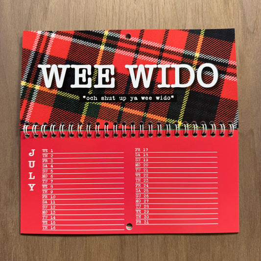 Scottish Insults Calendar 2026- Hiya Pal