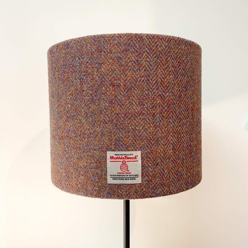 Harris Gin Lamp with Harris Tweed Lamp Shade Braw Wee Emporium