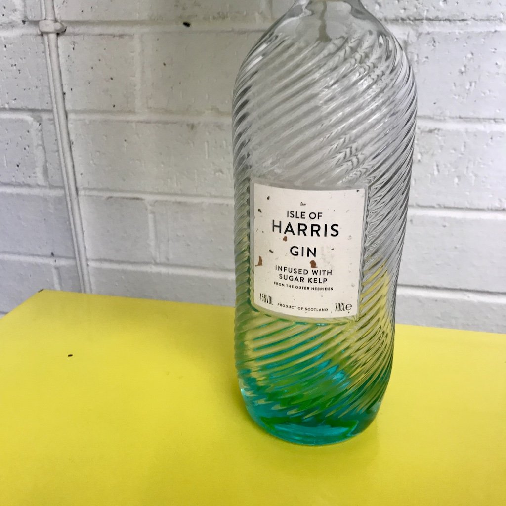 Harris Gin Lamp with Harris Tweed Lamp Shade Braw Wee Emporium