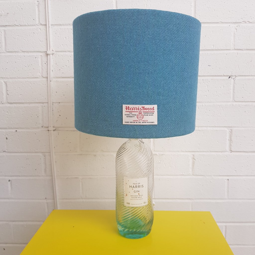 Harris Gin Lamp with Harris Tweed Lamp Shade Braw Wee Emporium