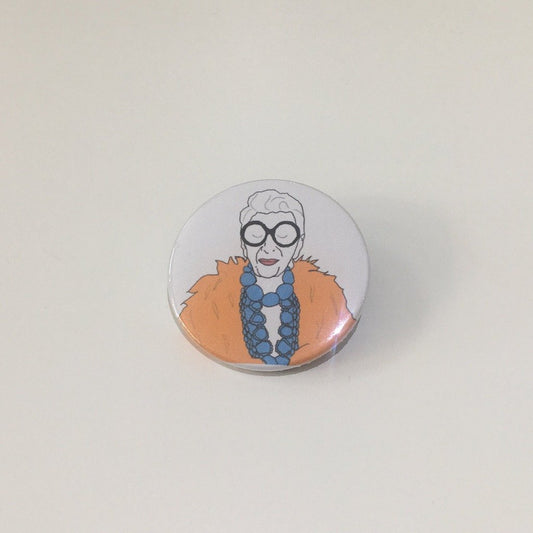 Iris Badge - Steamboats Design - Braw Wee Emporium Braw Wee Emporium
