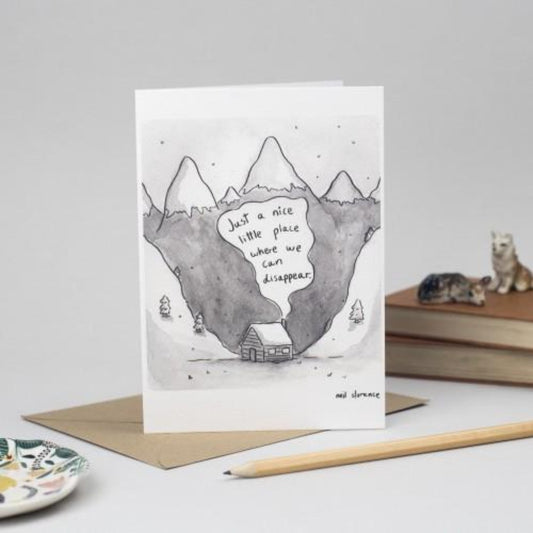 Just a Nice Little Place Greeting Card - Neil Slorance Braw Wee Emporium