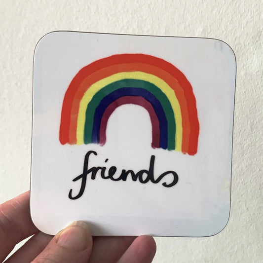 Friends Rainbow Coaster - Braw Wee Emporium Braw Wee Emporium