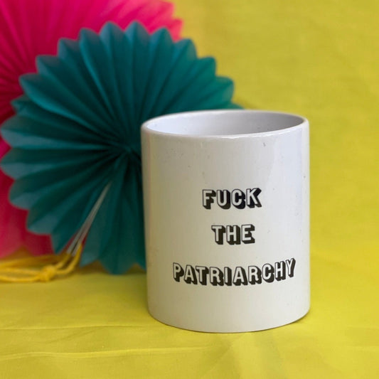 F*ck the Patriarchy Pencil Holder - Braw Wee Emporium Braw Wee Emporium
