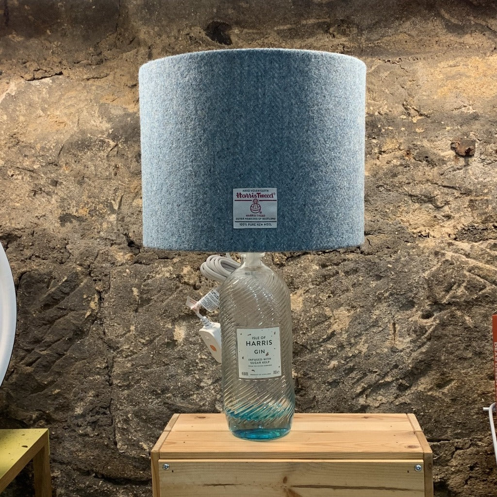 Harris Gin Lamp with Harris Tweed Lamp Shade Braw Wee Emporium
