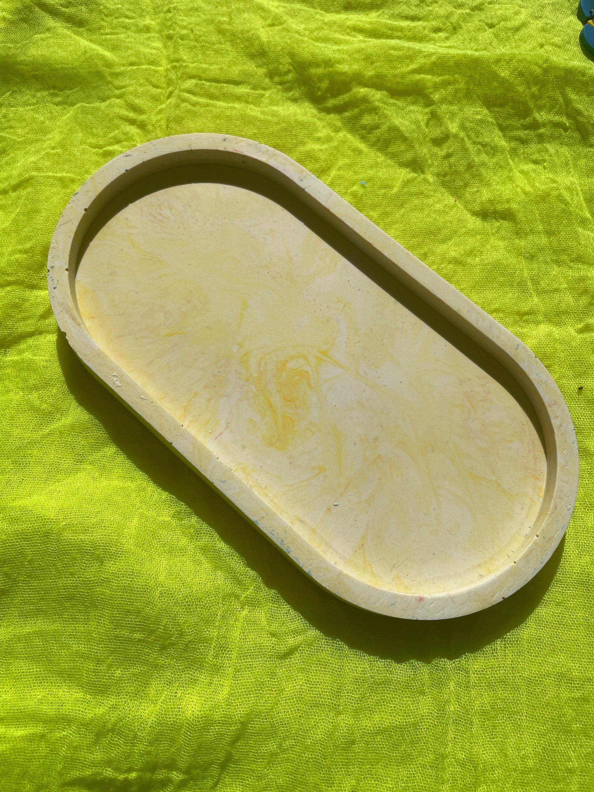 Jesmonite Trinket Tray - Braw Wee Emporium Braw Wee Emporium